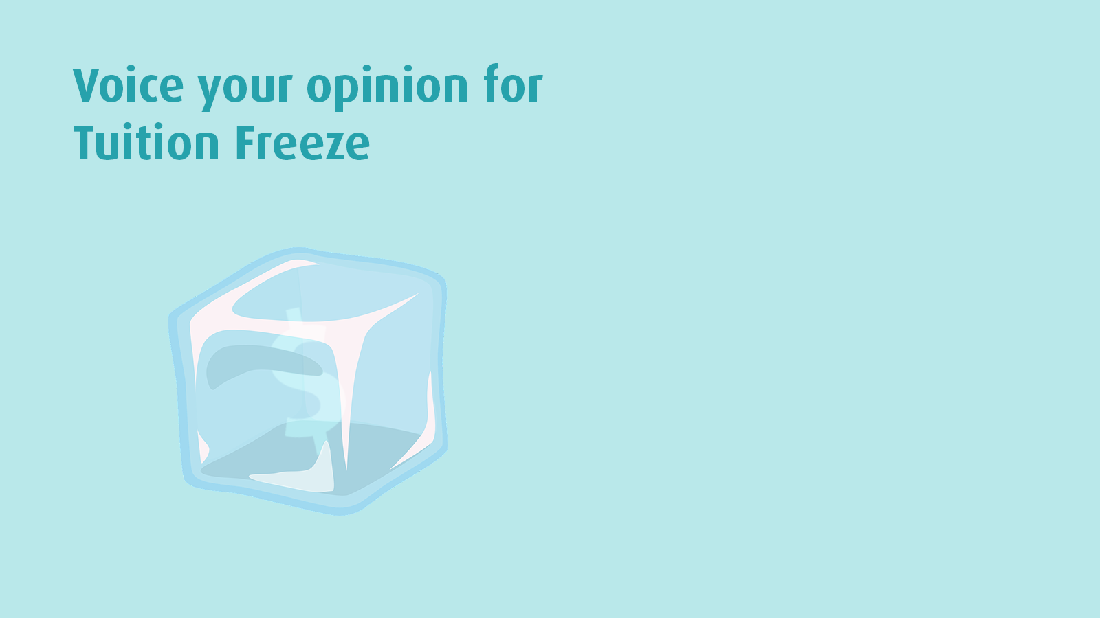 Graphic for Tuition Freeze Post